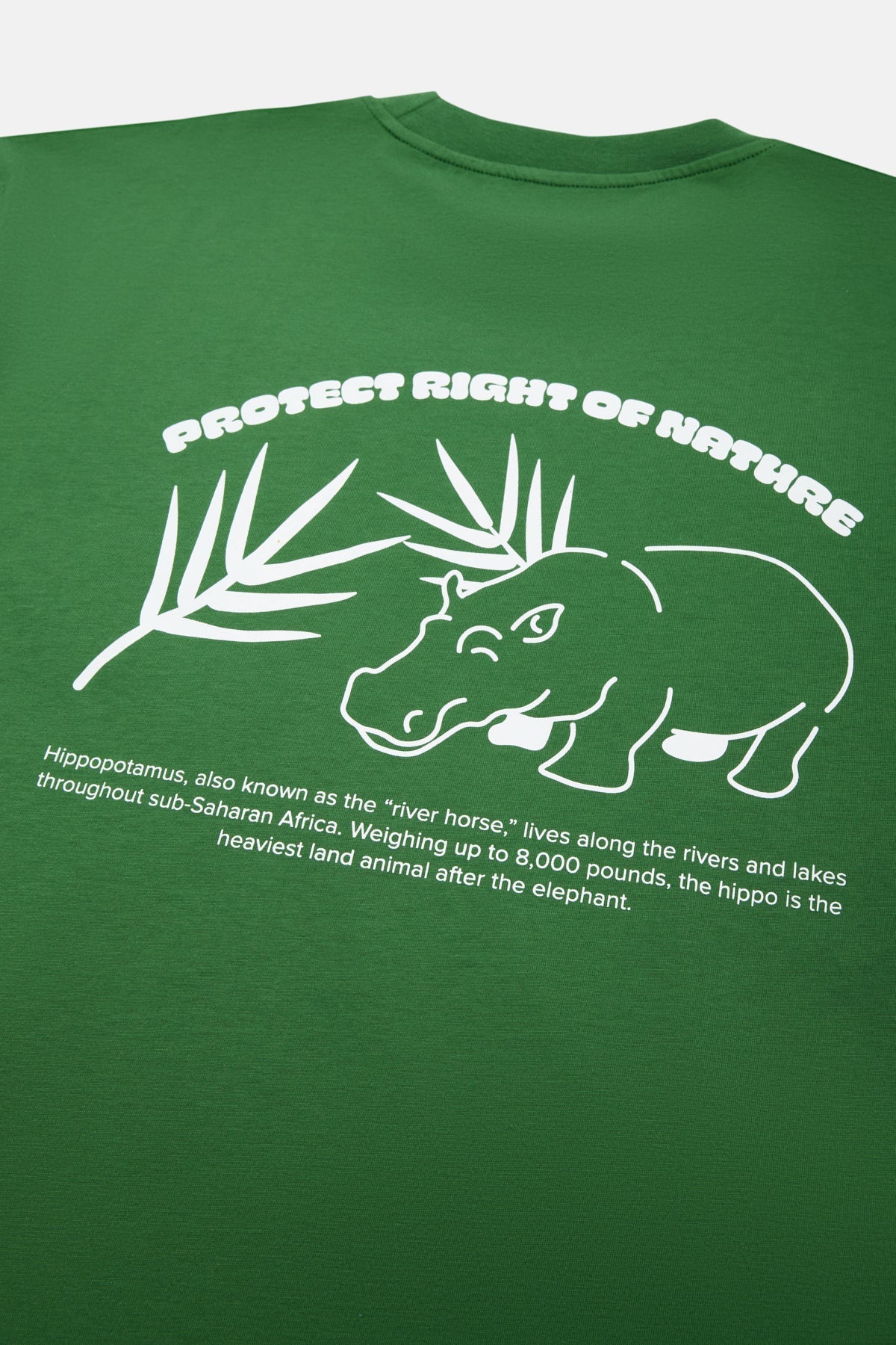 Hippo Oversize T-Shirt - Green