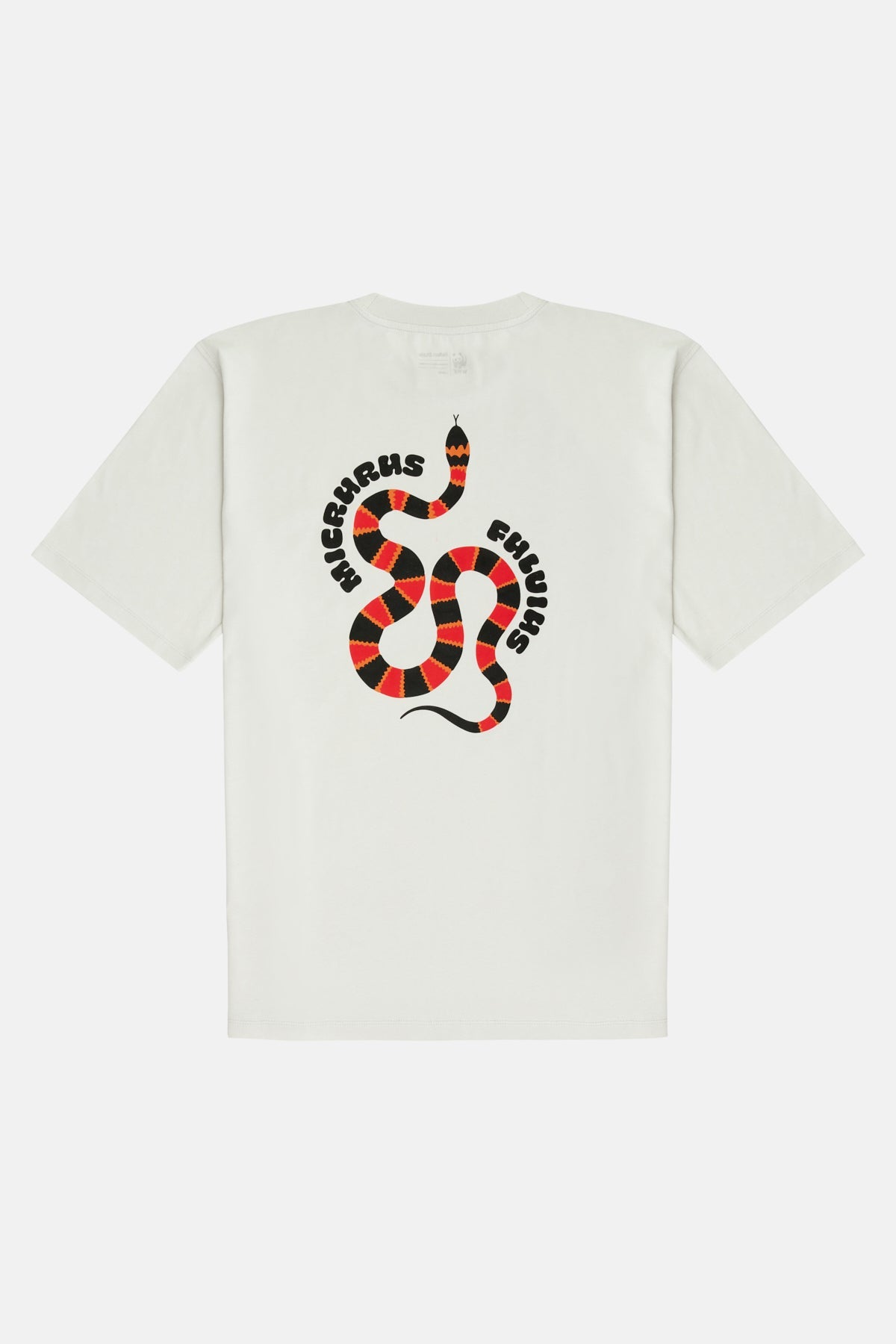 Coral Snake Oversize T-Shirt - Gray