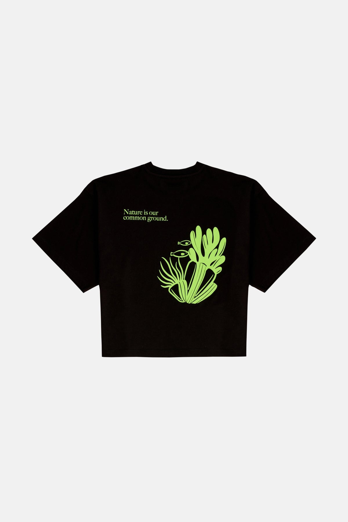 Protect Rights Oversize Crop T-Shirt - White