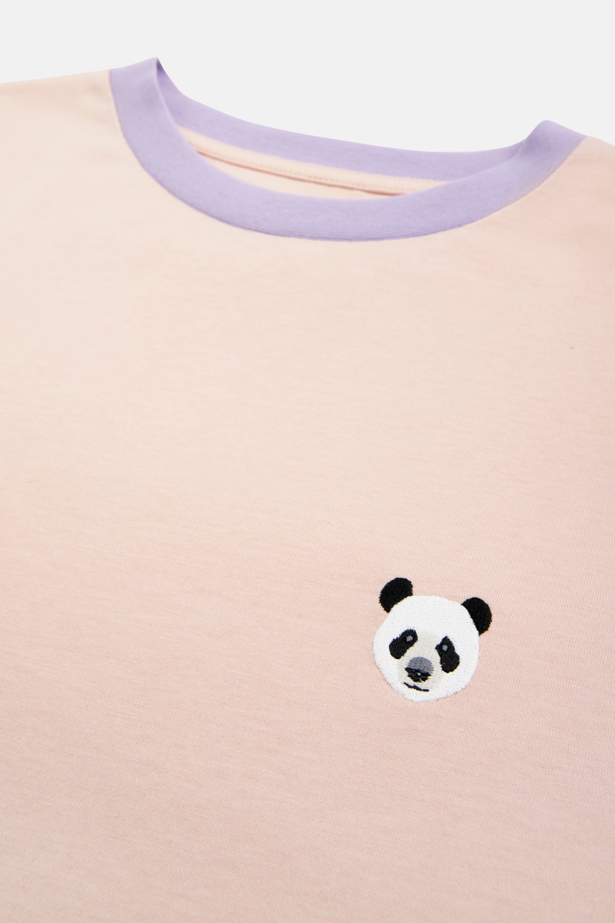 Panda T-Shirt - Salmon Pink