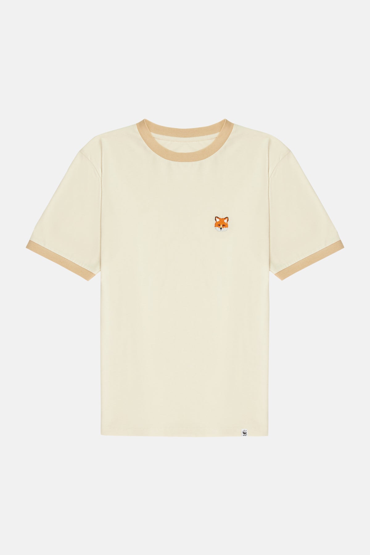 Red Fox T-Shirt - Parchment Beige
