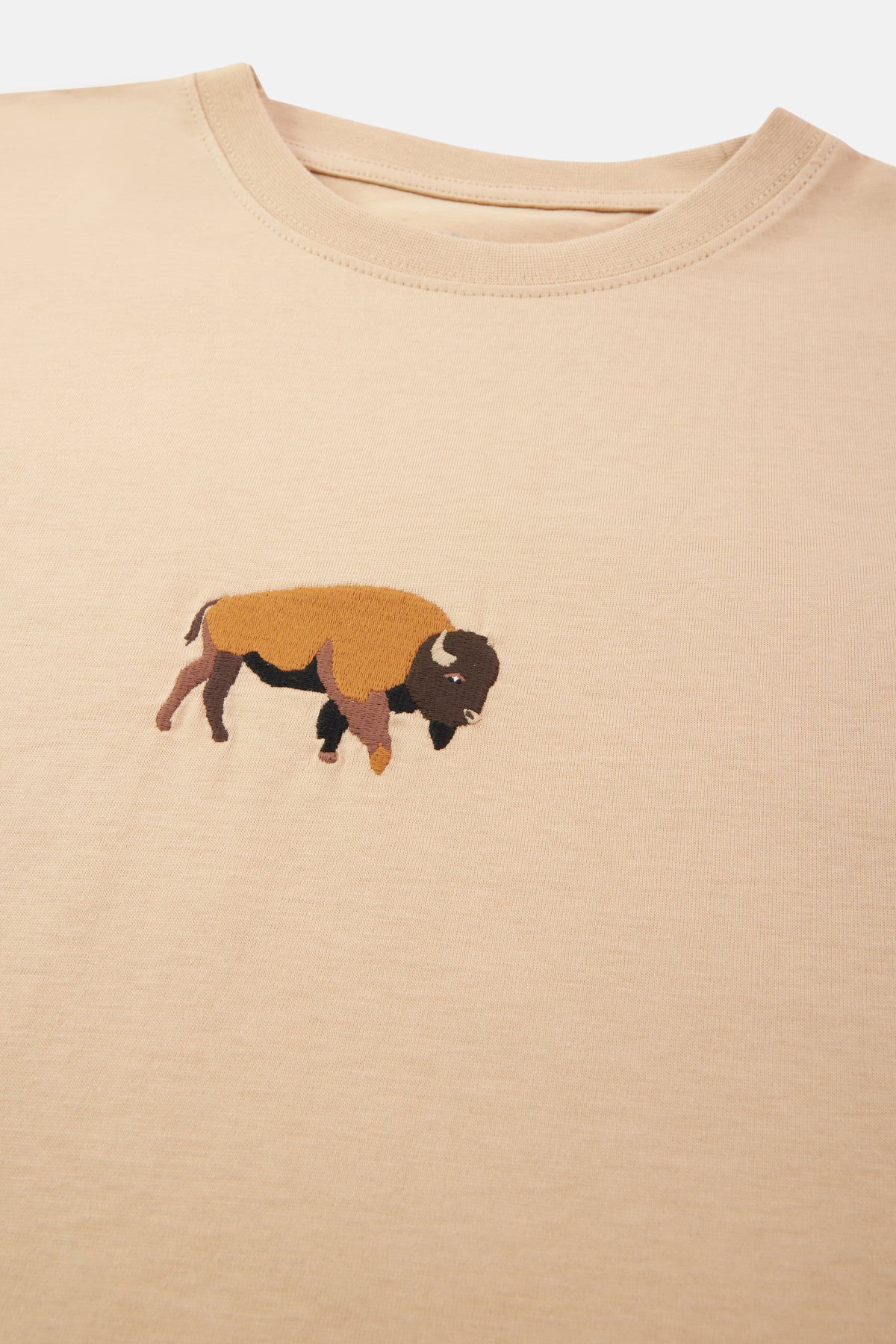 Bison T-shirt - Light Brown