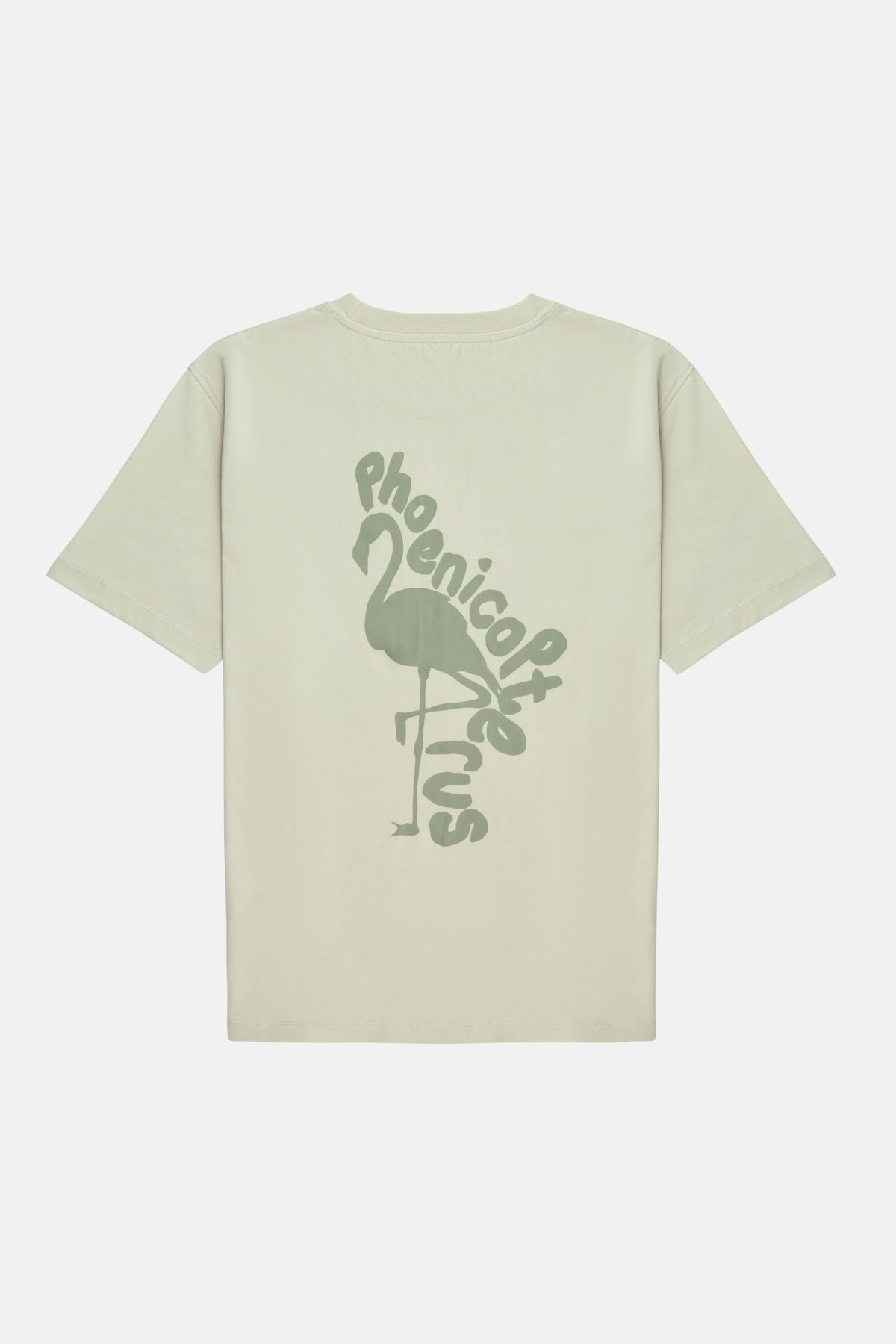 Flamingo T-shirt - Mint Green
