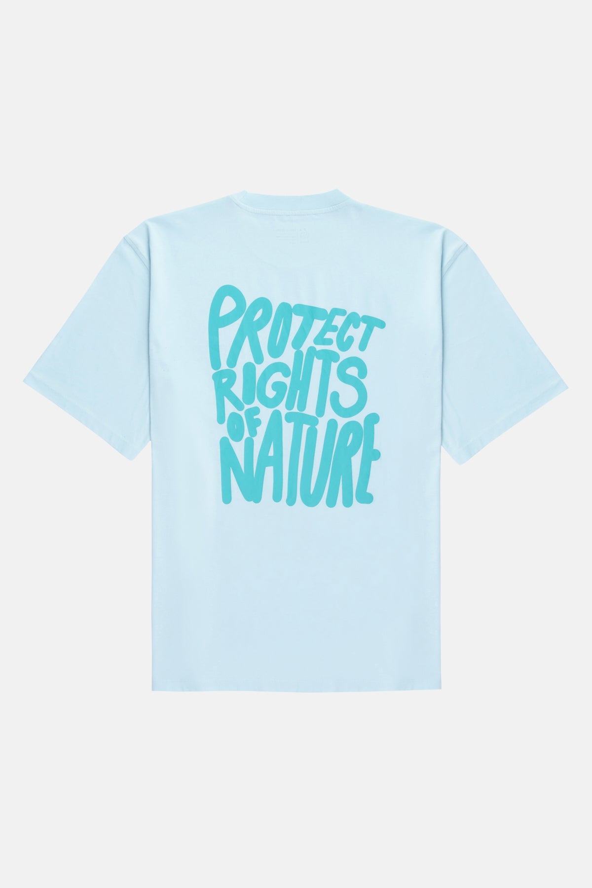 Protect Rights Oversize T-Shirt - Light Blue