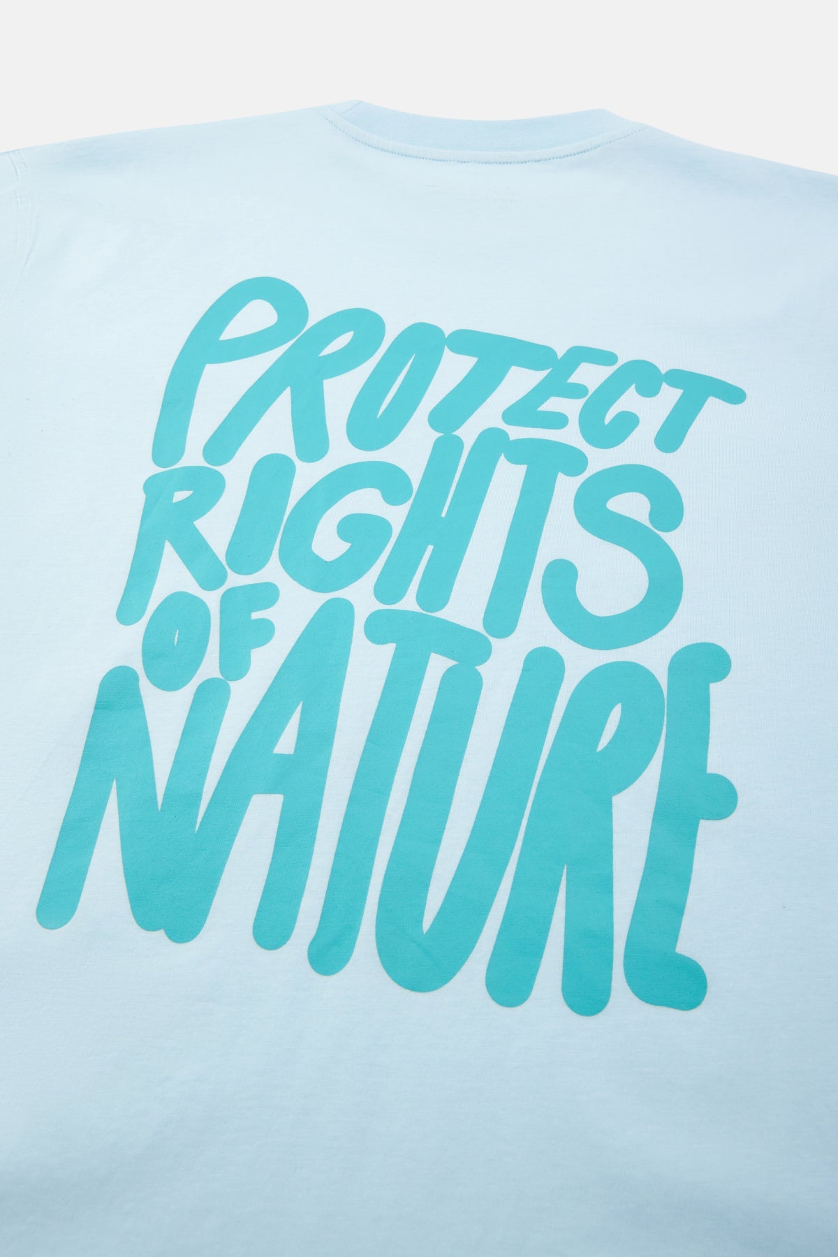 Protect Rights Oversize T-Shirt - Light Blue