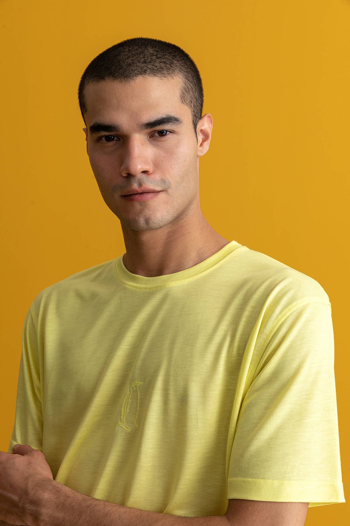 Emperor Penguin (TENCEL™) T-shirt - Yellow