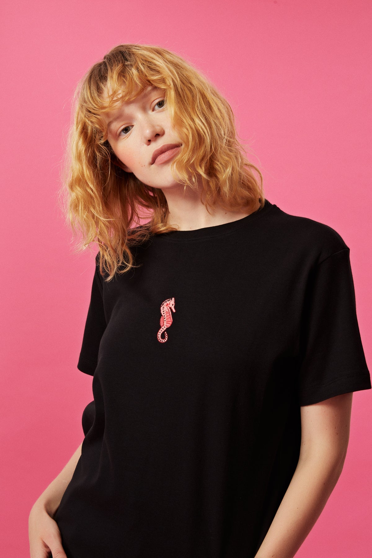 Seahorse T-Shirt - Black