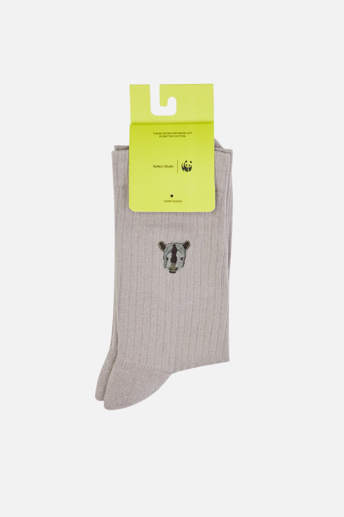 Rhino Towel Socks - Light Gray