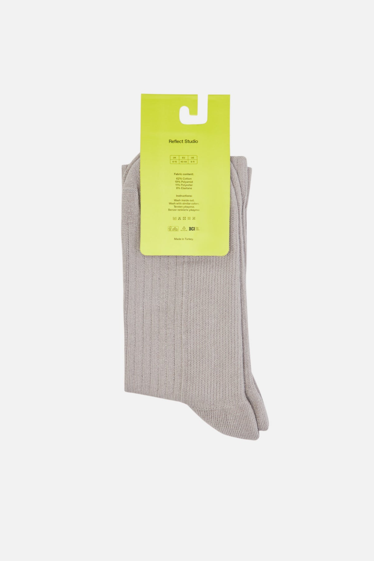 Rhino Towel Socks - Light Gray