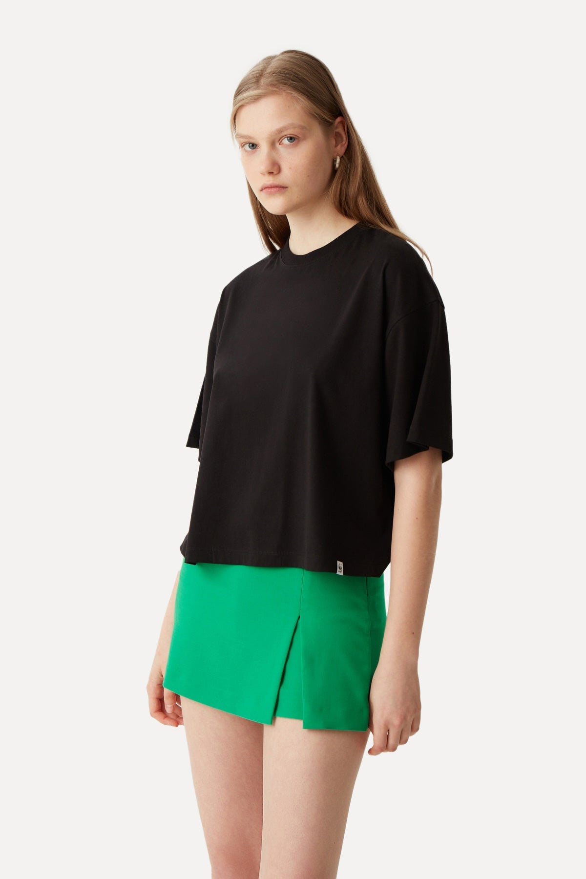 Protect Rights Oversize Crop T-Shirt - White