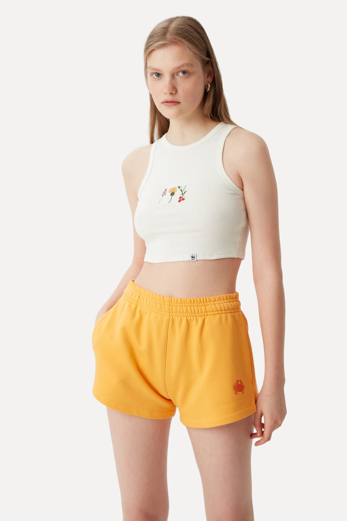 Crab Women's Shorts - Orange