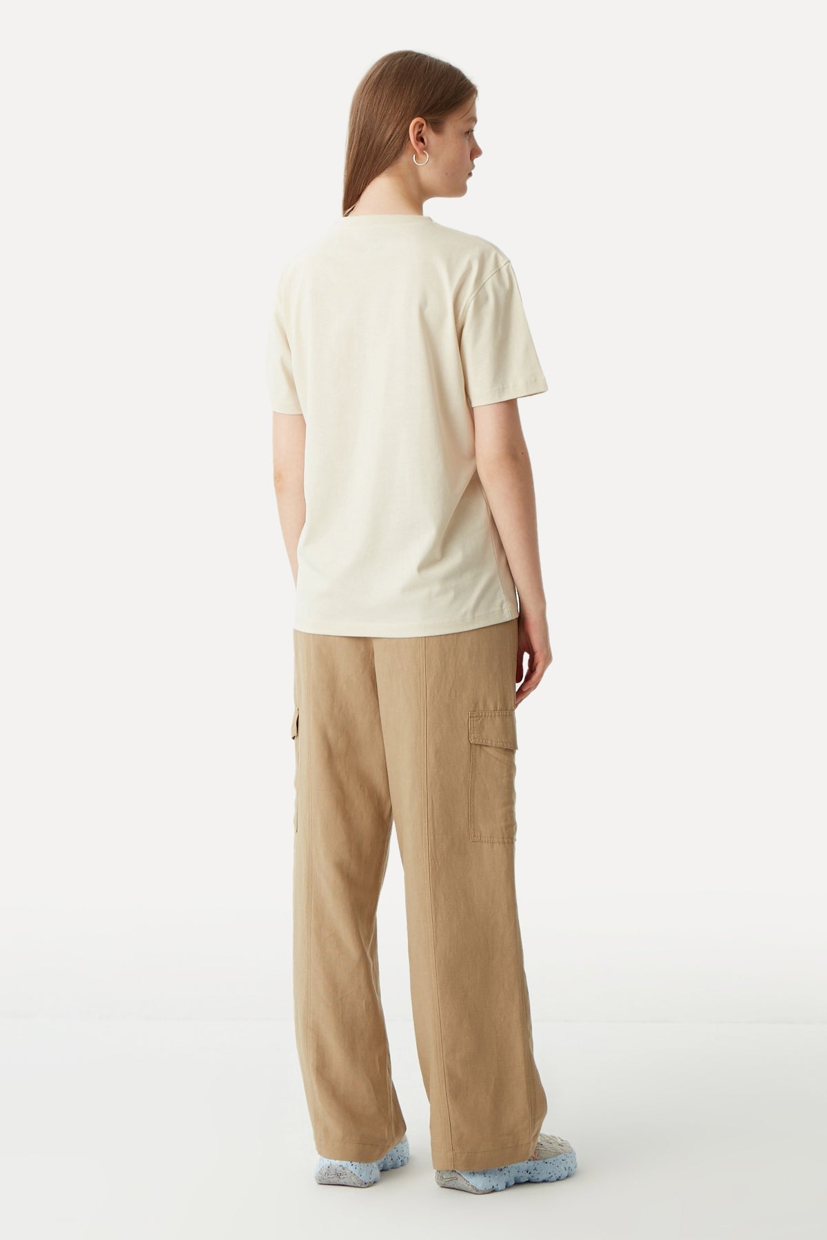 Green Sea Turtle T-shirt - Parchment Beige