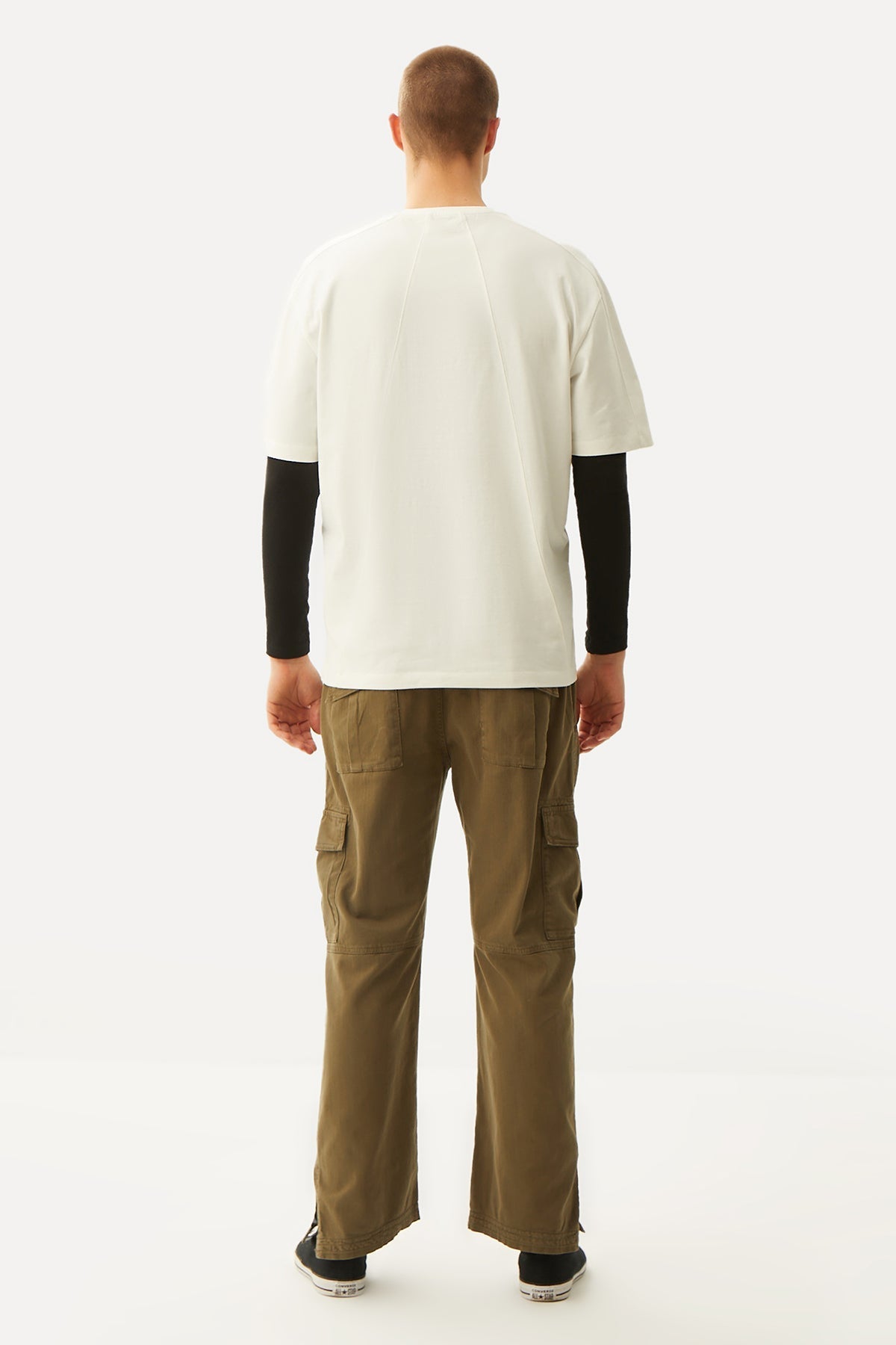 Coral Snake Oversize Premium T-Shirt - Ecru