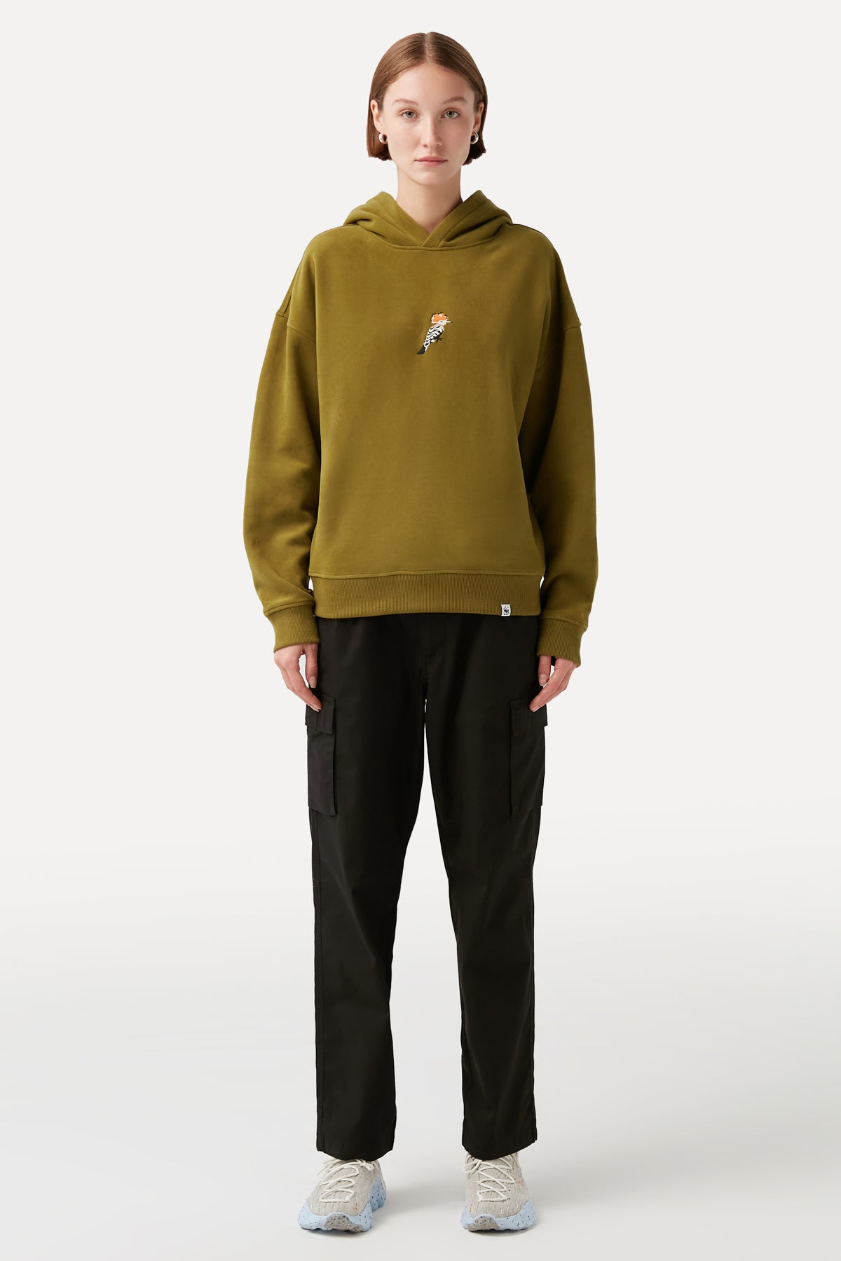 Eurasian Hoopoe Hoodie - Khaki