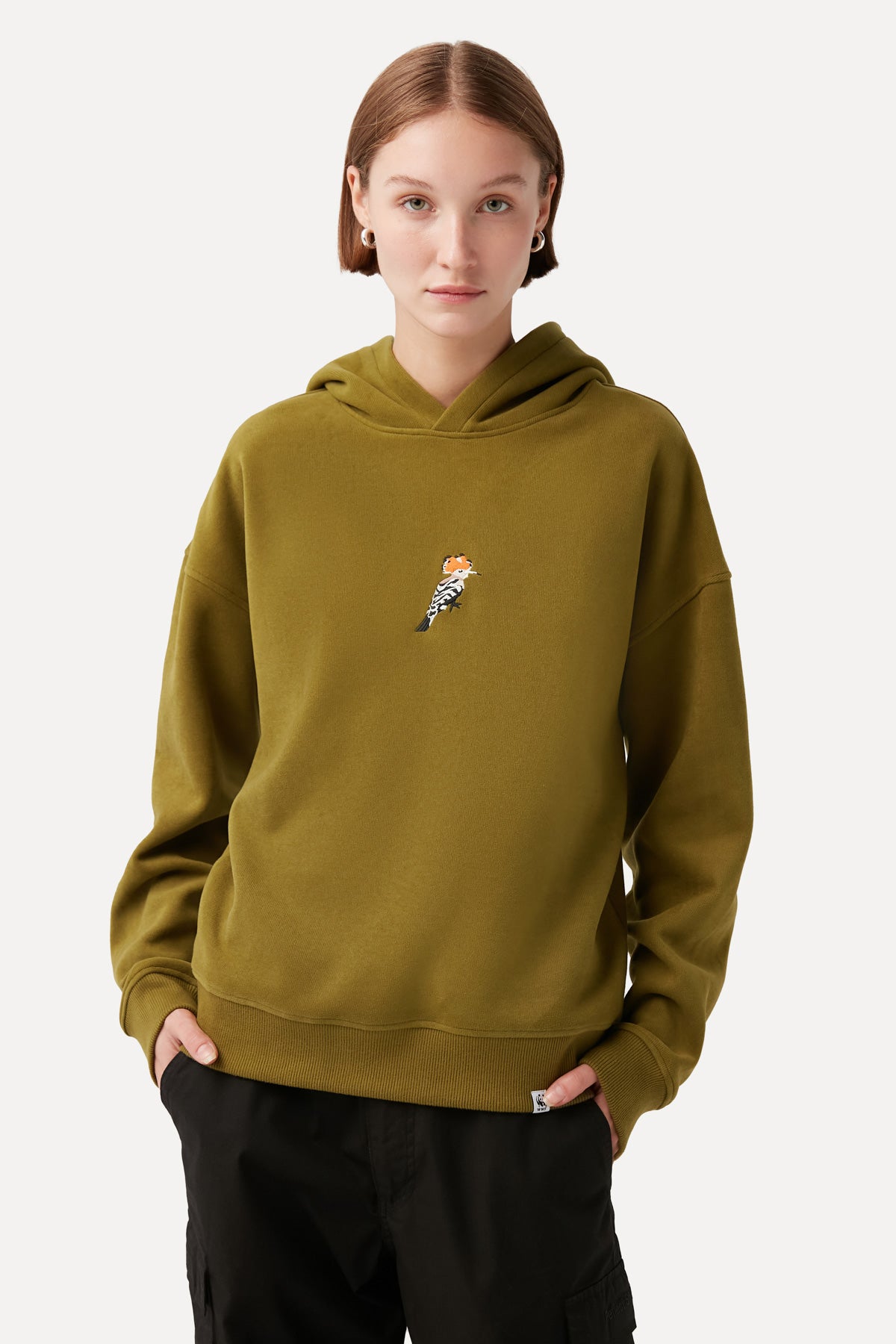 Eurasian Hoopoe Hoodie - Khaki