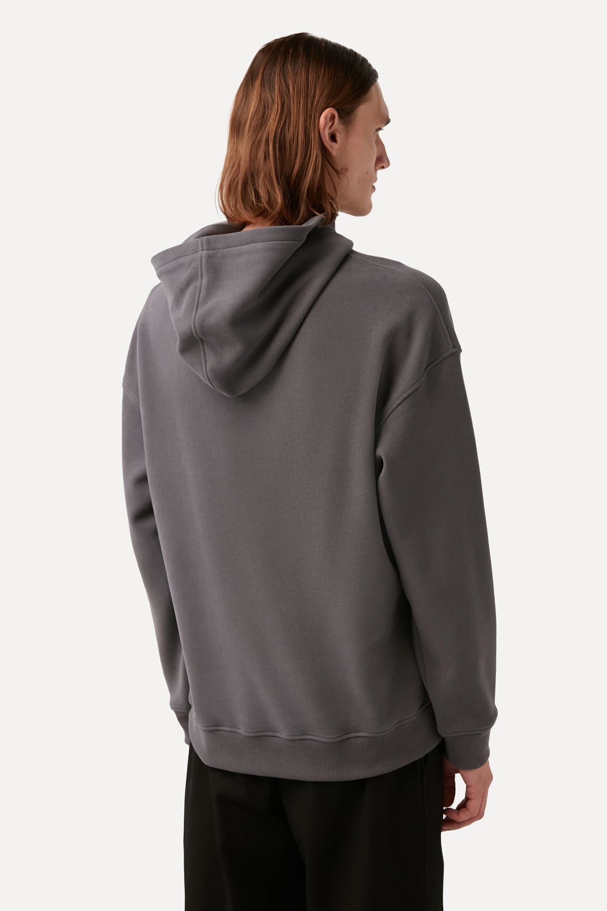 Red Fox Hoodie - Anthracite