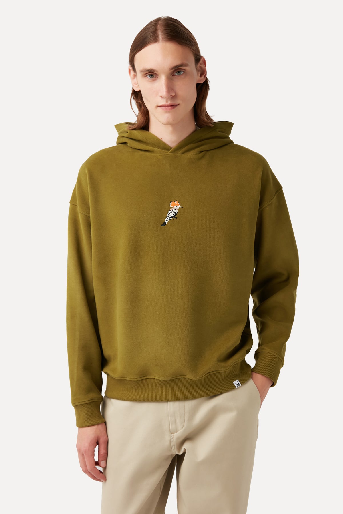 Eurasian Hoopoe Hoodie - Khaki