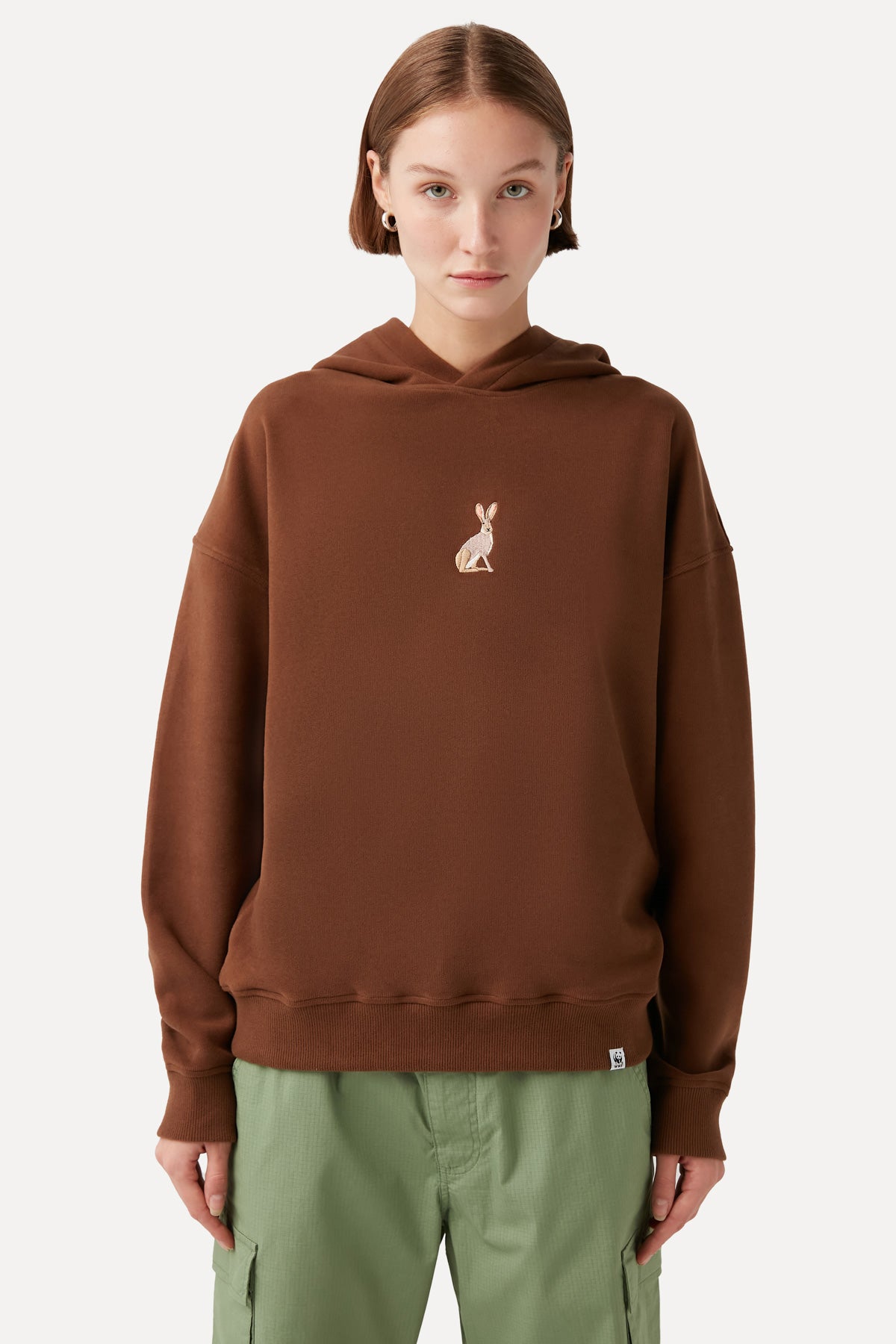 Hare Rabbit Hoodie - Brown