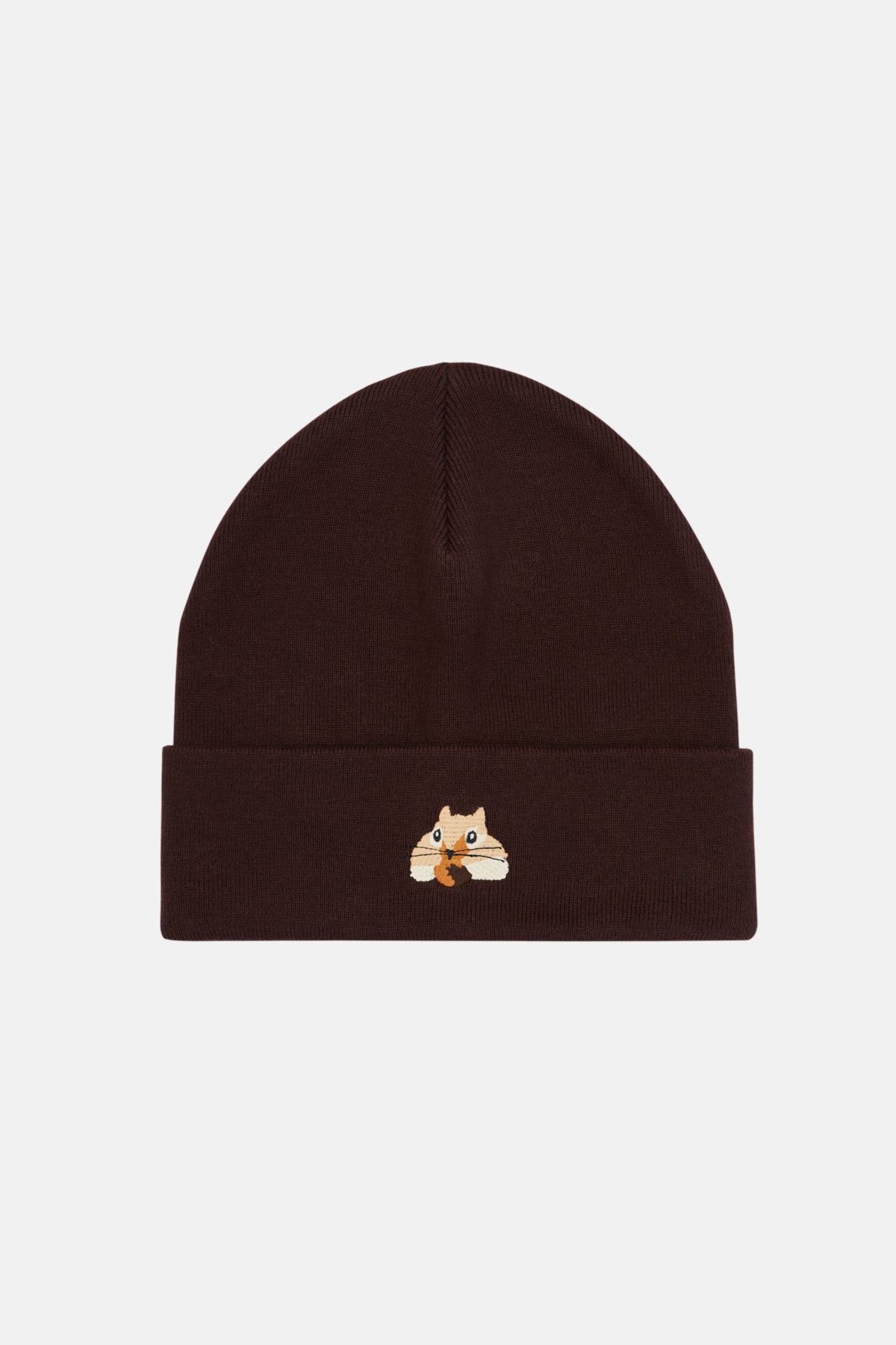 Squirrel Beanie - Dark Brown