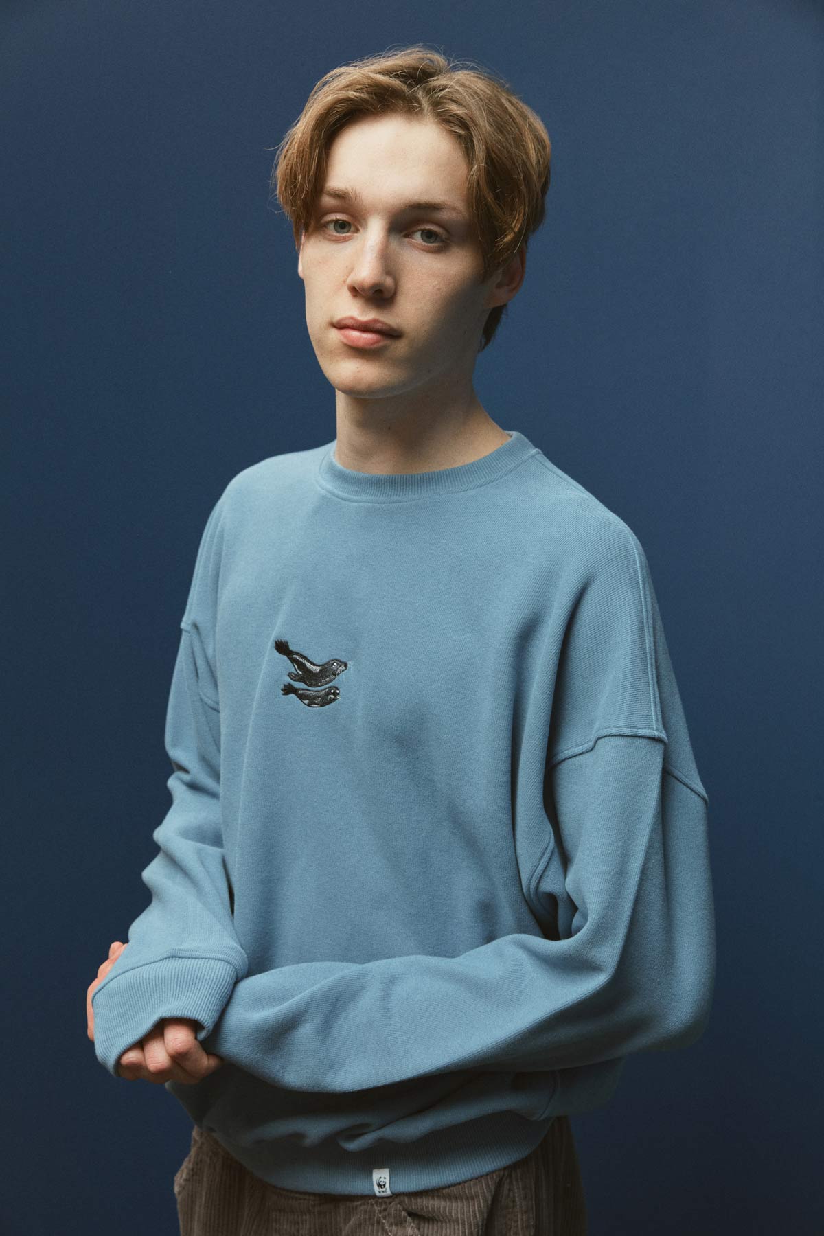 Mediterranean Monk Seal Sweatshirt - Blue