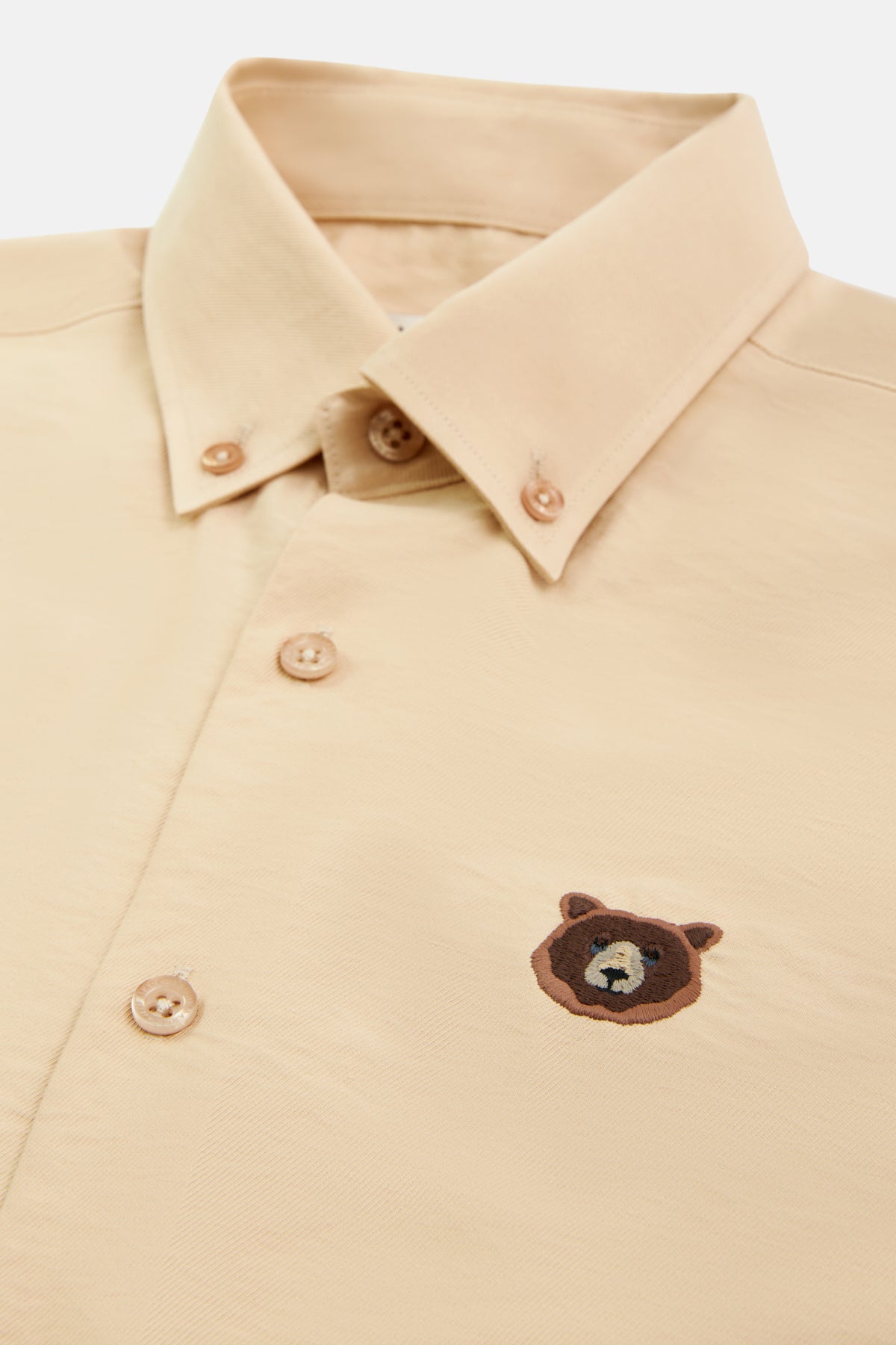 Grizzly Bear Long Sleeve (TENCEL™) Shirt - Beige