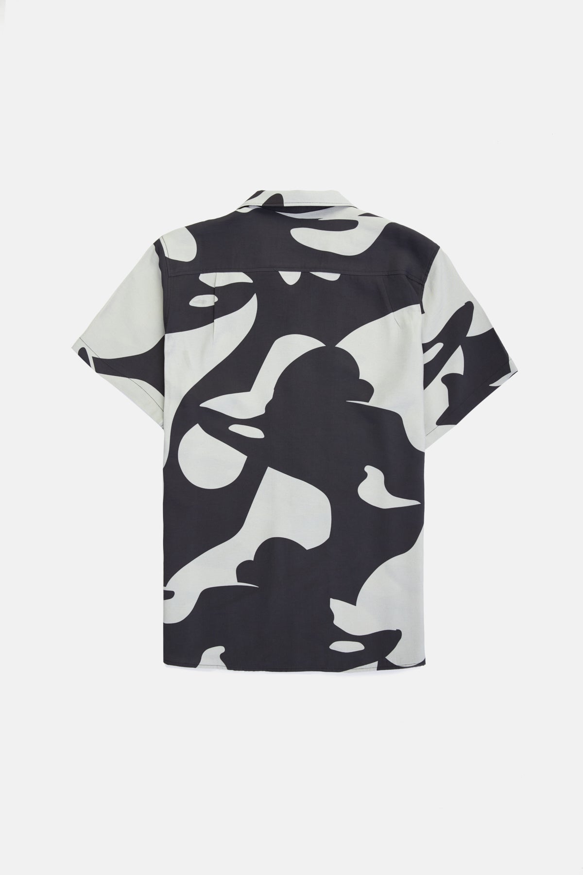 Orca All Over Print Oversize Shirt - Black