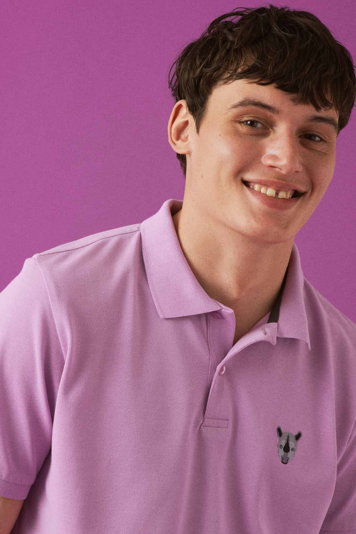 Rhino Polo T-Shirt - Lilac