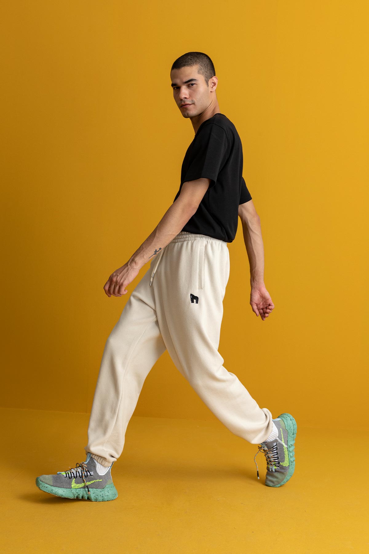 Gorilla Men's Sweatpants - Parchment Beige