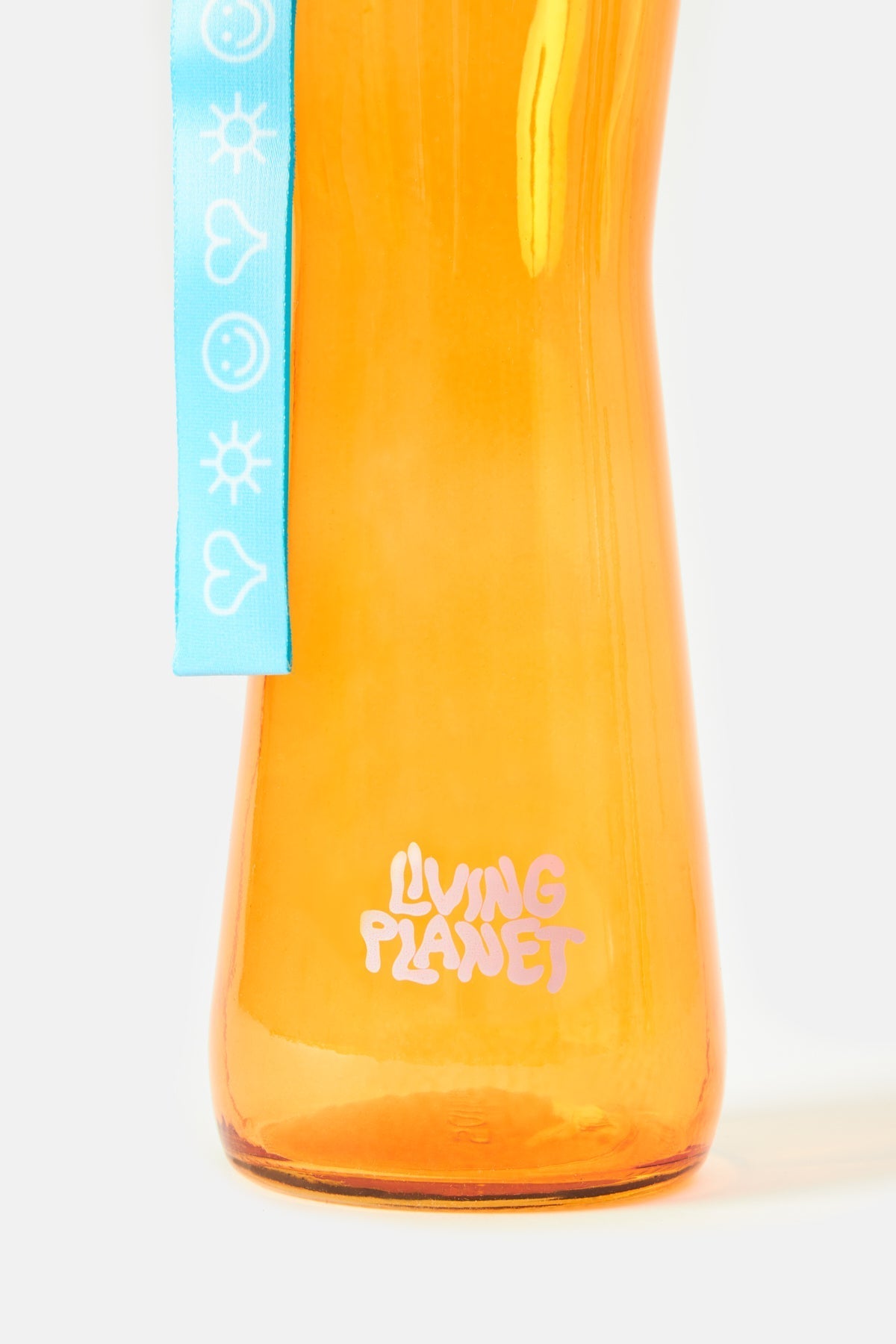 Living Planet Glass Flask - Orange