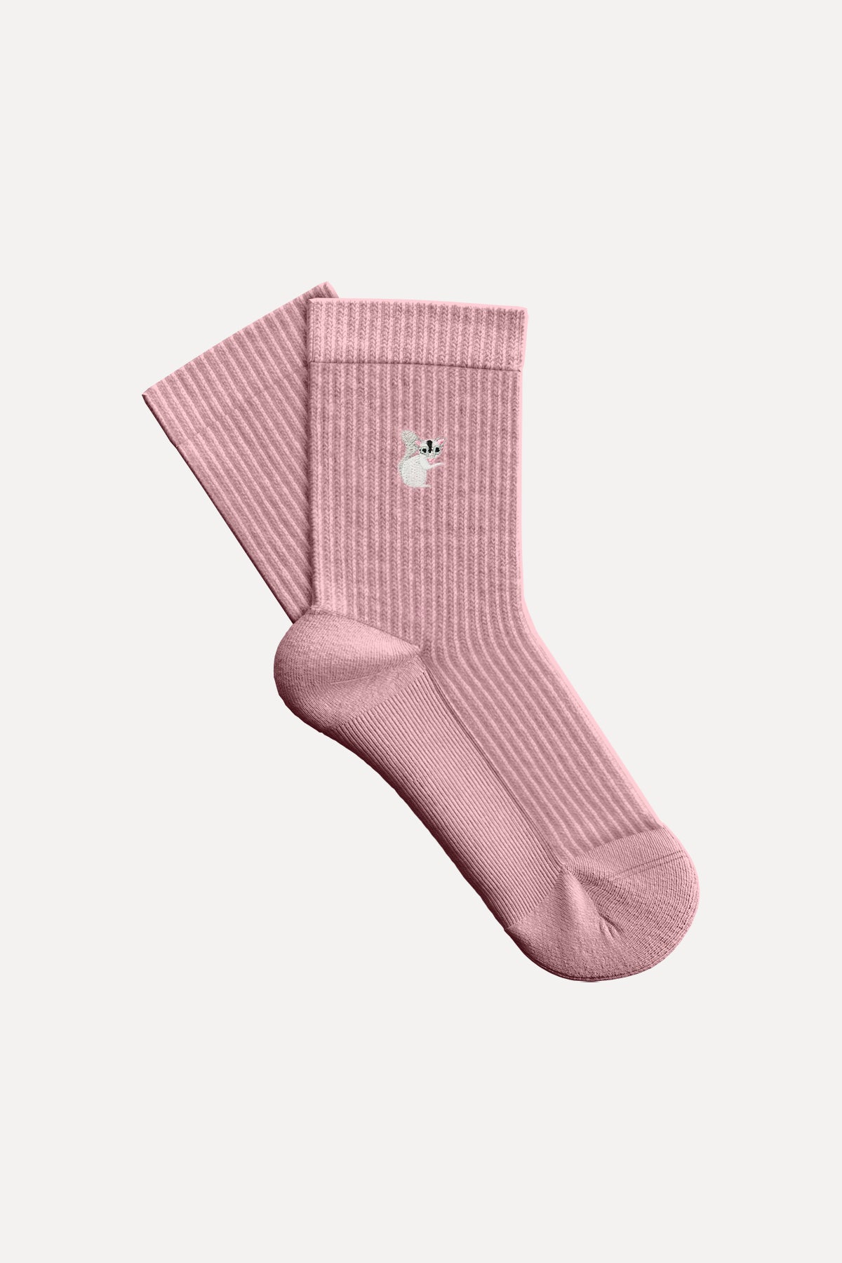 Sugar Glider Towel Socks - Pink