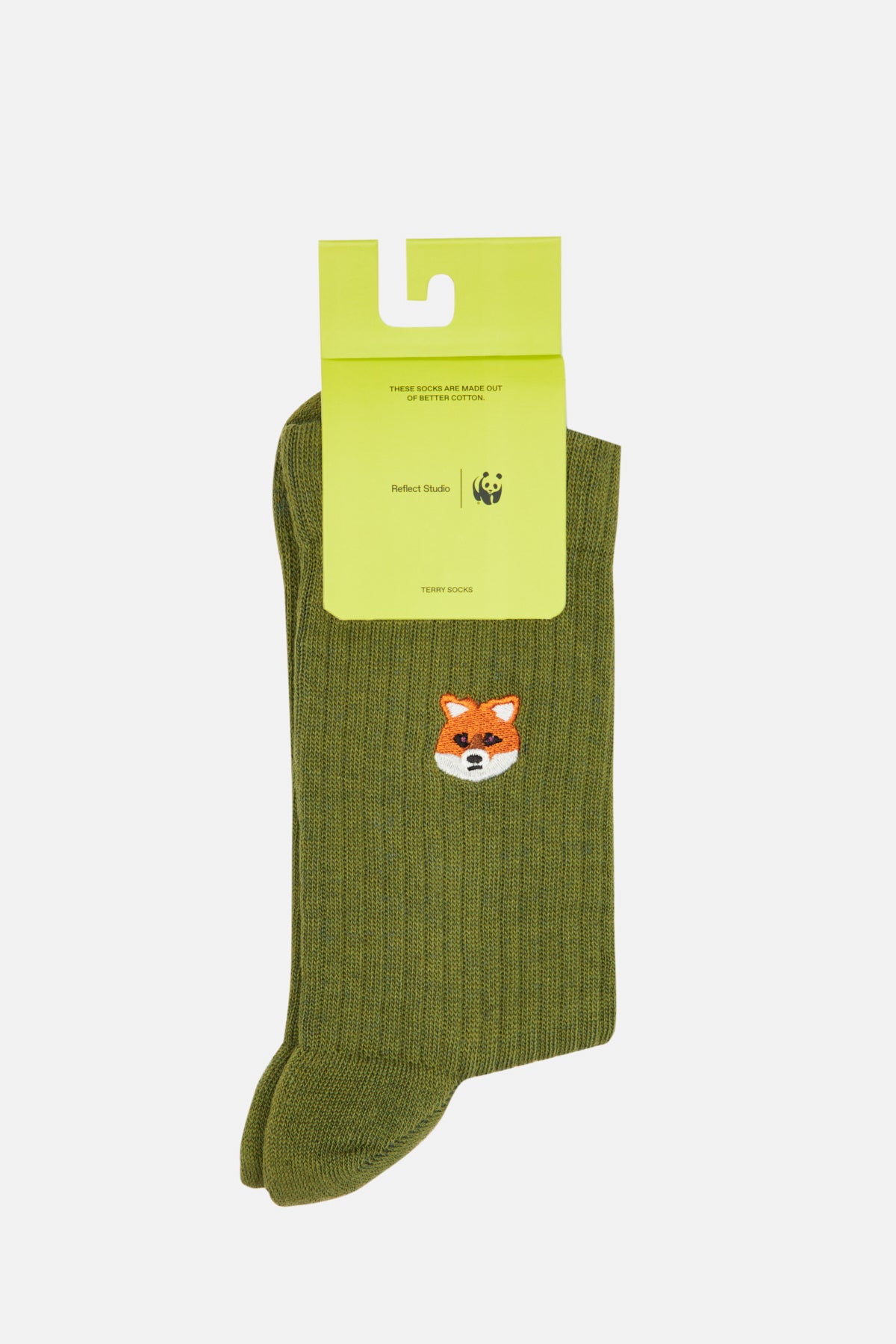 Red Fox Towel Socks - Khaki