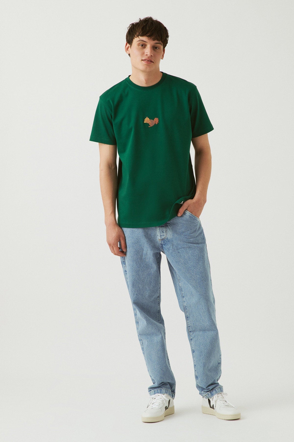 Squirrel T-Shirt - Dark Green