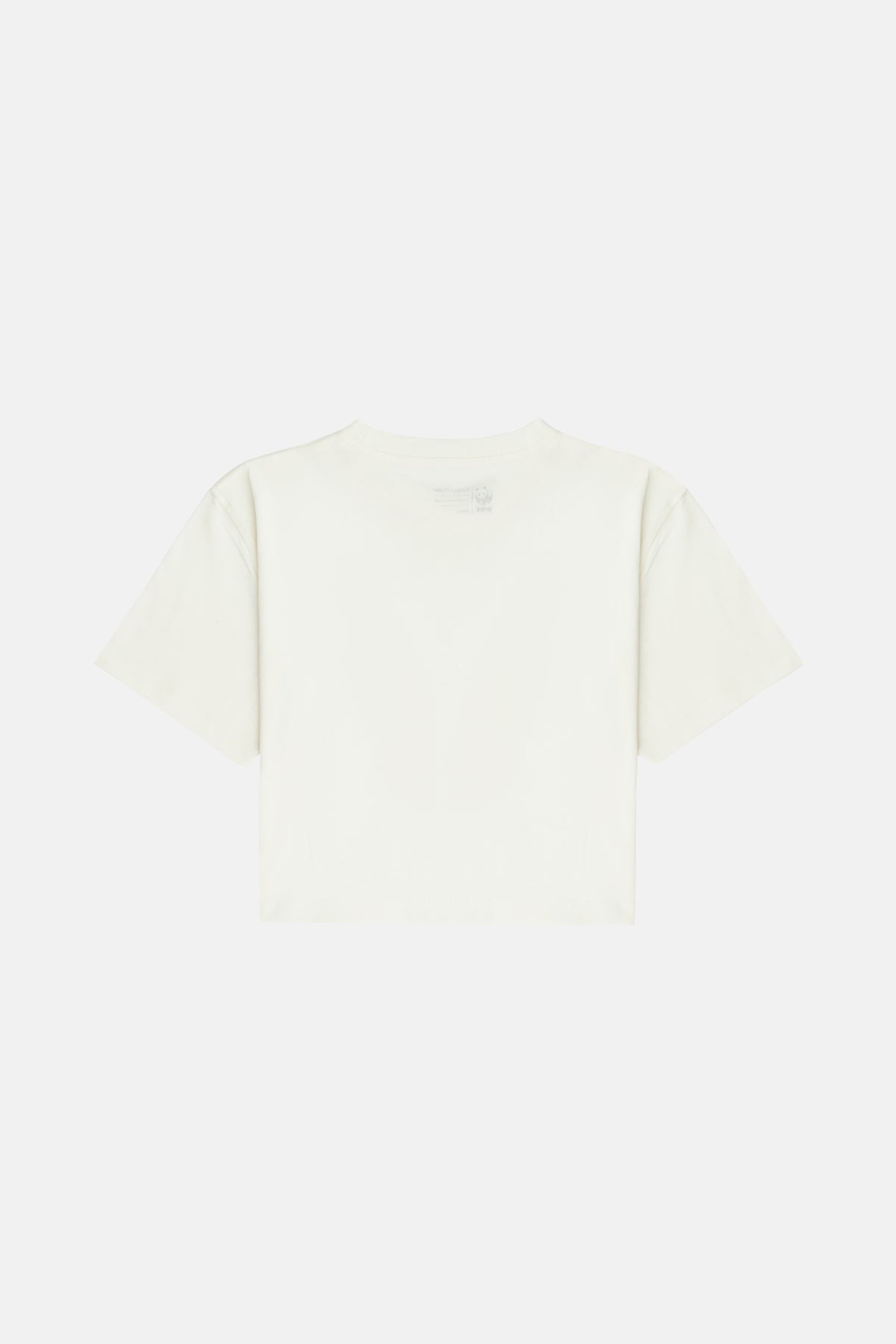 Baby Emperor Penguin Crop T-shirt - White