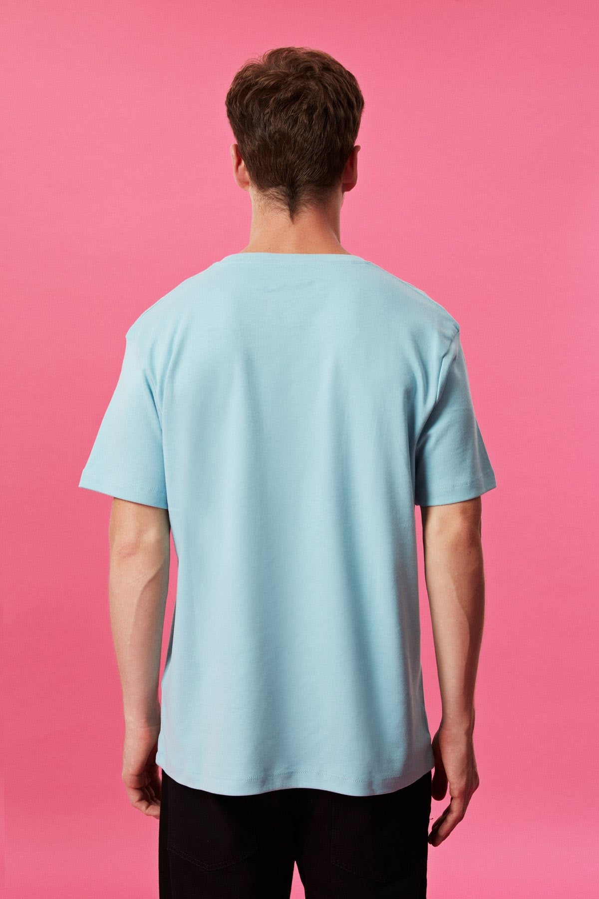 Dalmatian Pelican T-Shirt - Mint Blue