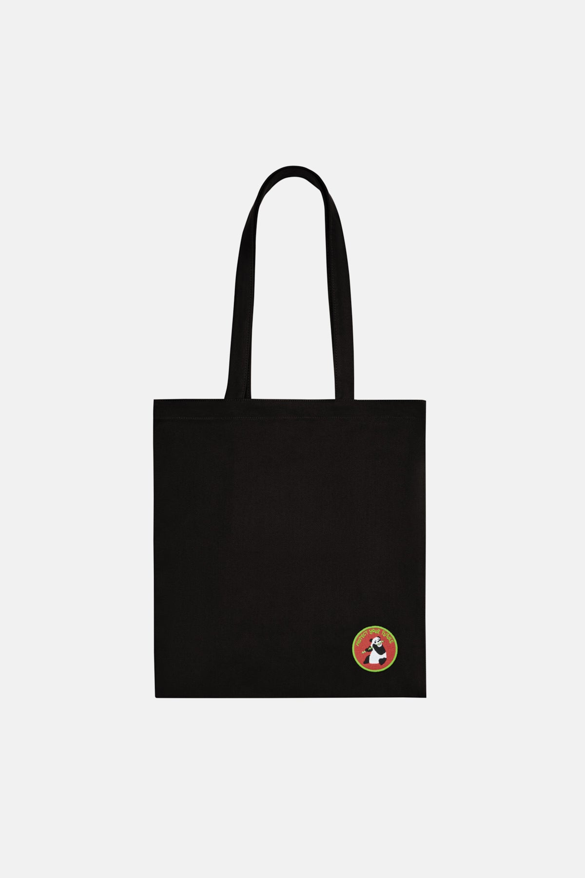 Giant Panda Tote Bag - Black