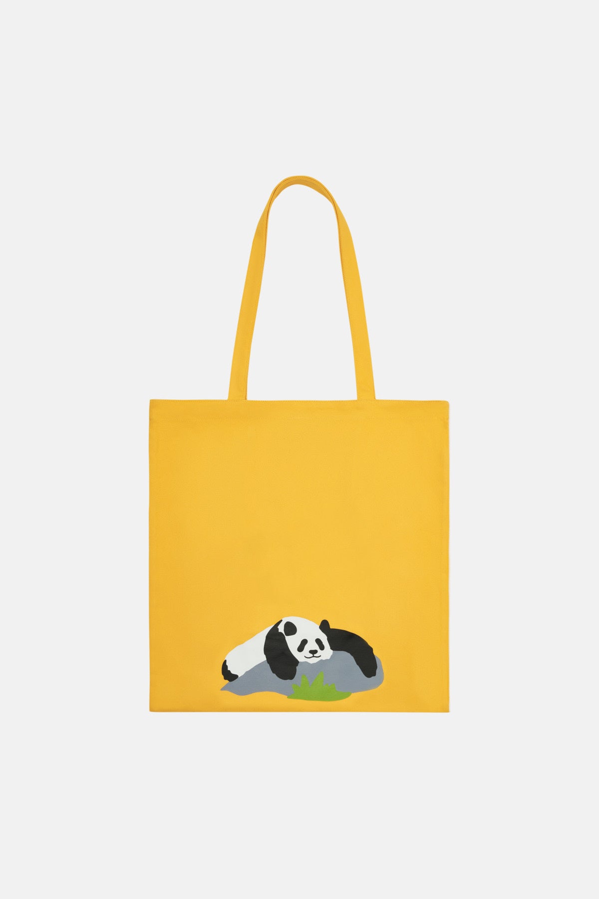 Giant Panda Tote Bag - Dark Yellow